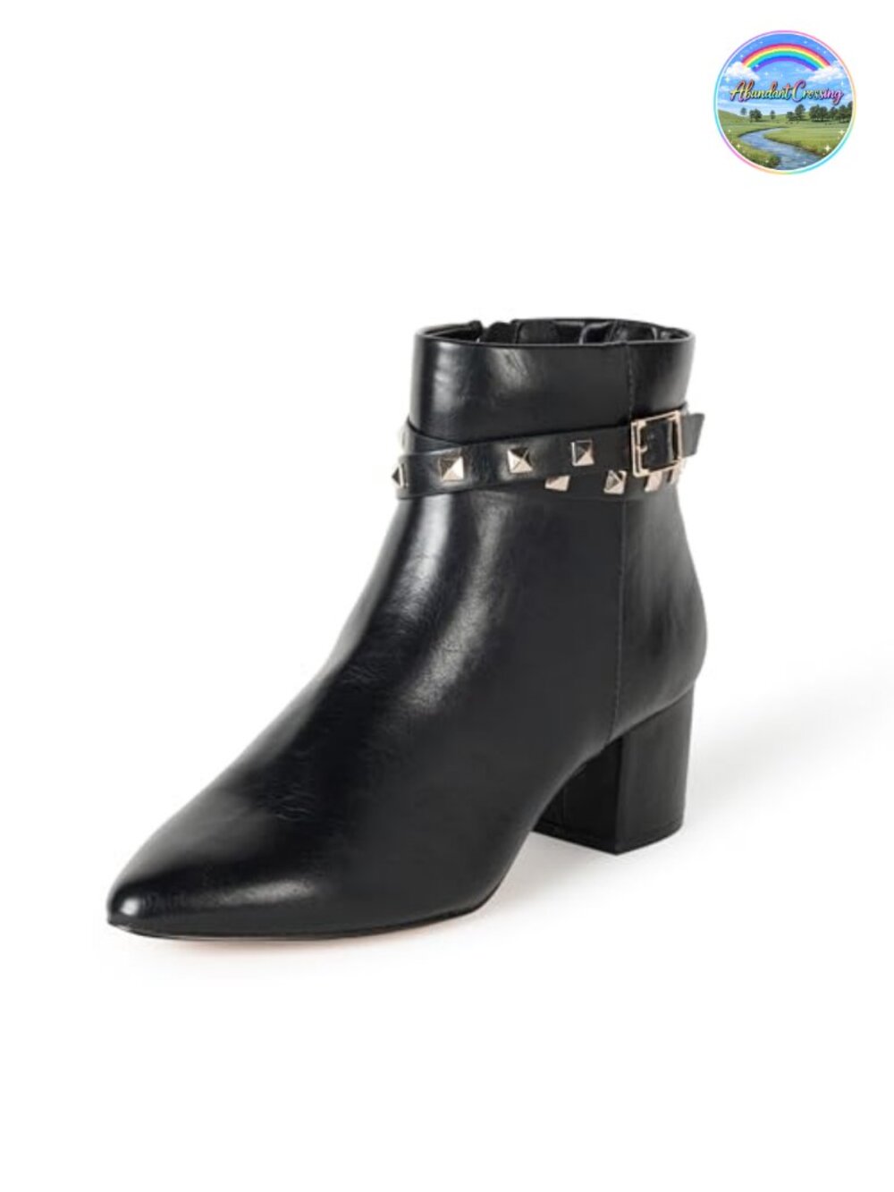 The Drop Jessi Side-zip Block Heel Ankle Boots for Women